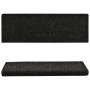 Stair treads 10 units black 65x21x4 cm by vidaXL, Stair mats - Ref: Foro24-149727, Price: 29,86 €, Discount: %