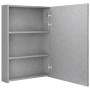 Bathroom cabinet with mirror and LED concrete gray 50x13x70 cm by vidaXL, bathroom vanities - Ref: Foro24-326495, Price: 119,...