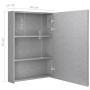 Bathroom cabinet with mirror and LED concrete gray 50x13x70 cm by vidaXL, bathroom vanities - Ref: Foro24-326495, Price: 119,...