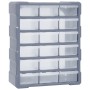 Multi-drawer organizer with 18 intermediate drawers 38x16x47 cm by vidaXL, Toolboxes - Ref: Foro24-149598, Price: 45,81 €, Di...