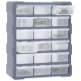 Organizador multicajones con 18 cajones intermedios 38x16x47 cm de vidaXL, Cajas de herramientas - Ref: Foro24-149598, Precio...