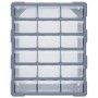 Organizador multicajones con 18 cajones intermedios 38x16x47 cm de vidaXL, Cajas de herramientas - Ref: Foro24-149598, Precio...