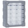 Organizador multicajones con 18 cajones intermedios 38x16x47 cm de vidaXL, Cajas de herramientas - Ref: Foro24-149598, Precio...