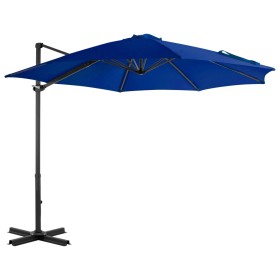 Ampelschirm mit hellblauem Aluminiummast 300 cm von vidaXL, Sonnenschirme - Ref: Foro24-46989, Preis: 92,99 €, Rabatt: %