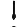 Cantilever parasol with black aluminum pole 250x250 cm by vidaXL, Umbrellas - Ref: Foro24-46986, Price: 94,86 €, Discount: %