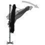 Cantilever parasol with black aluminum pole 250x250 cm by vidaXL, Umbrellas - Ref: Foro24-46986, Price: 94,86 €, Discount: %