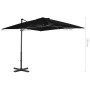 Cantilever parasol with black aluminum pole 250x250 cm by vidaXL, Umbrellas - Ref: Foro24-46986, Price: 94,86 €, Discount: %