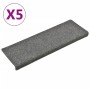 Alfombrillas de escalera 5 unidades gris claro 65x21x4 cm de vidaXL, Alfombrillas para escalones - Ref: Foro24-149728, Precio...