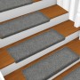 Alfombrillas de escalera 5 unidades gris claro 65x21x4 cm de vidaXL, Alfombrillas para escalones - Ref: Foro24-149728, Precio...