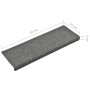 Stair mats 5 units light gray 65x21x4 cm by vidaXL, Stair mats - Ref: Foro24-149728, Price: 18,92 €, Discount: %