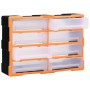 Multi-drawer organizer with 8 large drawers 52x16x37 cm by vidaXL, Toolboxes - Ref: Foro24-149599, Price: 52,55 €, Discount: %