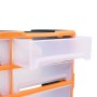 Multi-drawer organizer with 8 large drawers 52x16x37 cm by vidaXL, Toolboxes - Ref: Foro24-149599, Price: 52,55 €, Discount: %