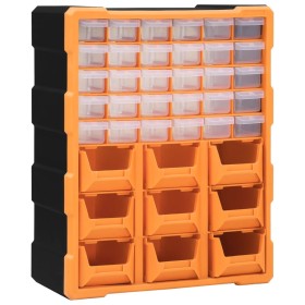 Multi-drawer organizer with 39 drawers 38x16x47 cm by vidaXL, Toolboxes - Ref: Foro24-149603, Price: 45,97 €, Discount: %