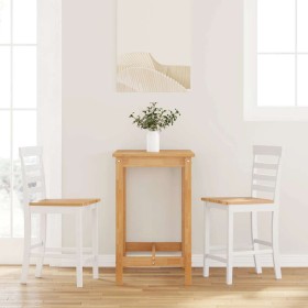 Comprar Taburetes de bar 2 uds madera maciza