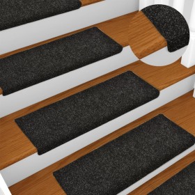 Stair mats 5 units black 65x21x4 cm by vidaXL, Stair mats - Ref: Foro24-149726, Price: 20,64 €, Discount: %