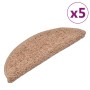 Stufenmatten 5 Einheiten beige 56x17x3 cm von vidaXL, Treppenmatten - Ref: Foro24-149786, Preis: 29,99 €, Rabatt: %