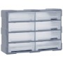 Organizador multicajones con 8 cajones grandes 52x16x37 cm de vidaXL, Cajas de herramientas - Ref: Foro24-149600, Precio: 69,...