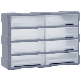 Multi-drawer organizer with 8 large drawers 52x16x37 cm by vidaXL, Toolboxes - Ref: Foro24-149600, Price: 58,99 €, Discount: %