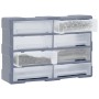 Organizador multicajones con 8 cajones grandes 52x16x37 cm de vidaXL, Cajas de herramientas - Ref: Foro24-149600, Precio: 58,...