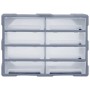 Organizador multicajones con 8 cajones grandes 52x16x37 cm de vidaXL, Cajas de herramientas - Ref: Foro24-149600, Precio: 58,...