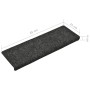 Stair mats 5 units gray 65x21x4 cm by vidaXL, Stair mats - Ref: Foro24-149724, Price: 19,92 €, Discount: %