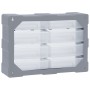 Organizador multicajones con 8 cajones grandes 52x16x37 cm de vidaXL, Cajas de herramientas - Ref: Foro24-149600, Precio: 58,...