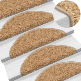 Stair mats 5 units cream 65x21x4 cm by vidaXL, Stair mats - Ref: Foro24-149806, Price: 33,99 €, Discount: %