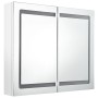 Bathroom cabinet with bright white LED mirror 80x12x68 cm by vidaXL, bathroom vanities - Ref: Foro24-326517, Price: 153,28 €,...