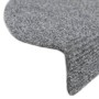 Self-adhesive stair mats 10 pcs gray 65x21x4 cm by vidaXL, Stair mats - Ref: Foro24-149705, Price: 25,39 €, Discount: %