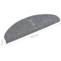 Self-adhesive stair mats 10 pcs gray 65x21x4 cm by vidaXL, Stair mats - Ref: Foro24-149705, Price: 25,39 €, Discount: %