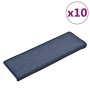 Stair mats 10 units blue 65x21x4 cm by vidaXL, Stair mats - Ref: Foro24-149781, Price: 42,33 €, Discount: %