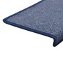 Alfombrillas de escalera 10 unidades azul 65x21x4 cm de vidaXL, Alfombrillas para escalones - Ref: Foro24-149781, Precio: 42,...