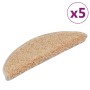 Stair mats 5 units cream 56x17x3 cm by vidaXL, Stair mats - Ref: Foro24-149790, Price: 28,52 €, Discount: %