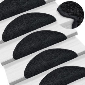 Stair mats 5 units black 56x17x3 cm by vidaXL, Stair mats - Ref: Foro24-149784, Price: 27,99 €, Discount: %