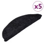 Stair mats 5 units black 56x17x3 cm by vidaXL, Stair mats - Ref: Foro24-149784, Price: 27,82 €, Discount: %