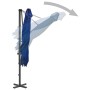 Cantilever umbrella with light blue aluminum pole 250x250cm by vidaXL, Umbrellas - Ref: Foro24-46987, Price: 95,97 €, Discoun...