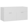 Conjunto de muebles de baño 2 piezas contrachapada blanco de vidaXL, Muebles de baño - Ref: Foro24-804800, Precio: 78,02 €, D...