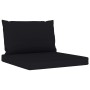 8-piece garden furniture set with black cushions by vidaXL, Garden sets - Ref: Foro24-3067531, Price: 496,41 €, Discount: %