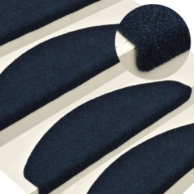 Self-adhesive stair mat 10 pcs 65x21x4 cm navy blue by vidaXL, Stair mats - Ref: Foro24-149719, Price: 30,99 €, Discount: %