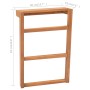 2 solid teak wood towel racks by vidaXL, Towel racks - Ref: Foro24-325278, Price: 73,50 €, Discount: %