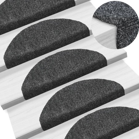 Self-adhesive stair mats 10 pcs gray 65x21x4 cm by vidaXL, Stair mats - Ref: Foro24-149701, Price: 27,52 €, Discount: %