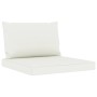 11-piece garden furniture set with cream cushions by vidaXL, Garden sets - Ref: Foro24-3067574, Price: 761,51 €, Discount: %