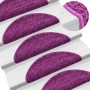 Stair mats 10 units purple 56x17x3 cm by vidaXL, Stair mats - Ref: Foro24-149793, Price: 43,44 €, Discount: %