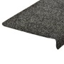 Alfombrillas de escalera 10 unidades gris 65x21x4 cm de vidaXL, Alfombrillas para escalones - Ref: Foro24-149725, Precio: 33,...