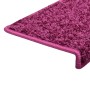 Alfombrillas de escalera 10 unidades violeta 65x21x4 cm de vidaXL, Alfombrillas para escalones - Ref: Foro24-149825, Precio: ...