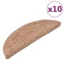 Stair mats 10 units beige 56x17x3 cm by vidaXL, Stair mats - Ref: Foro24-149787, Price: 50,57 €, Discount: %