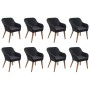 9-Piece Black Garden Dining Set by vidaXL, Garden sets - Ref: Foro24-3067920, Price: 959,99 €, Discount: %