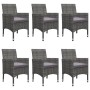 Gray 7-Piece Garden Dining Set by vidaXL, Garden sets - Ref: Foro24-3067766, Price: 537,39 €, Discount: %