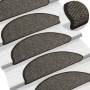 Self-adhesive sisal stair mat 15 pcs anthracite 56x17x3cm by vidaXL, Stair mats - Ref: Foro24-326861, Price: 67,41 €, Discoun...