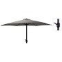 ProGarden Sombrilla Monica gris oscuro 270 cm de ProGarden, Sombrillas - Ref: Foro24-436314, Precio: 54,99 €, Descuento: %